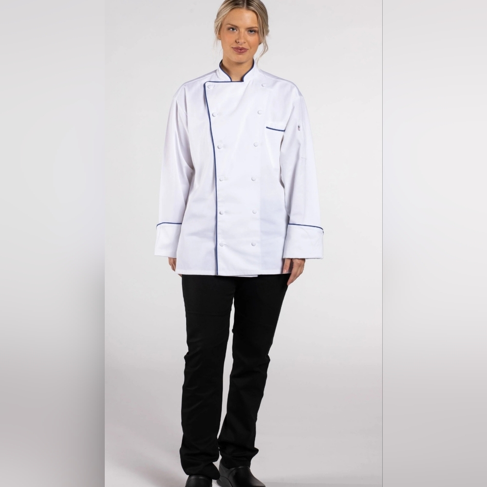 Murano Executive Chef Coat #0432 NWOT - Picture 5 of 5